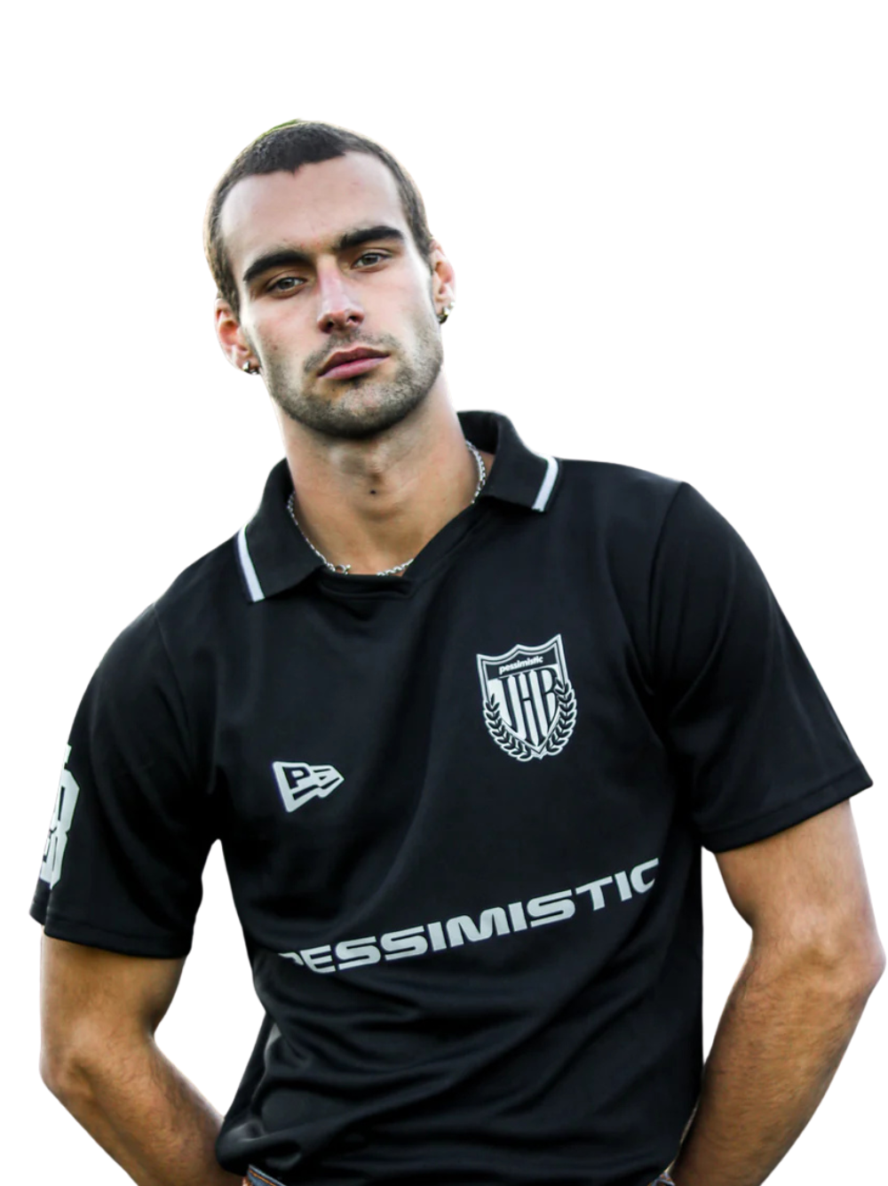 Pessimistic Black Football Shirt