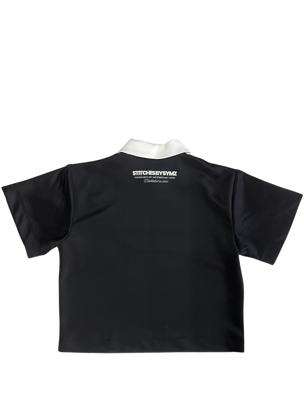 Stitches By Symz Black Football T-shirt