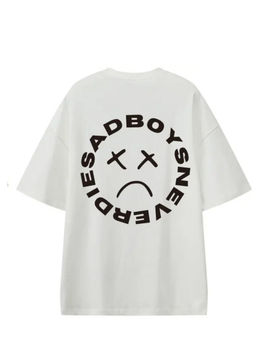 Sadboysneverdie White T-shirt