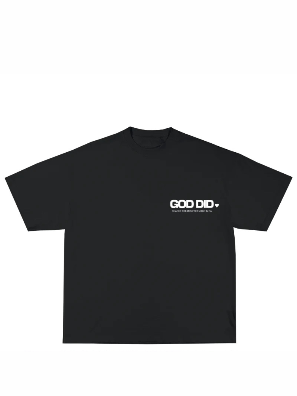 Charlie Dreams God Did Impossible Black T-Shirt