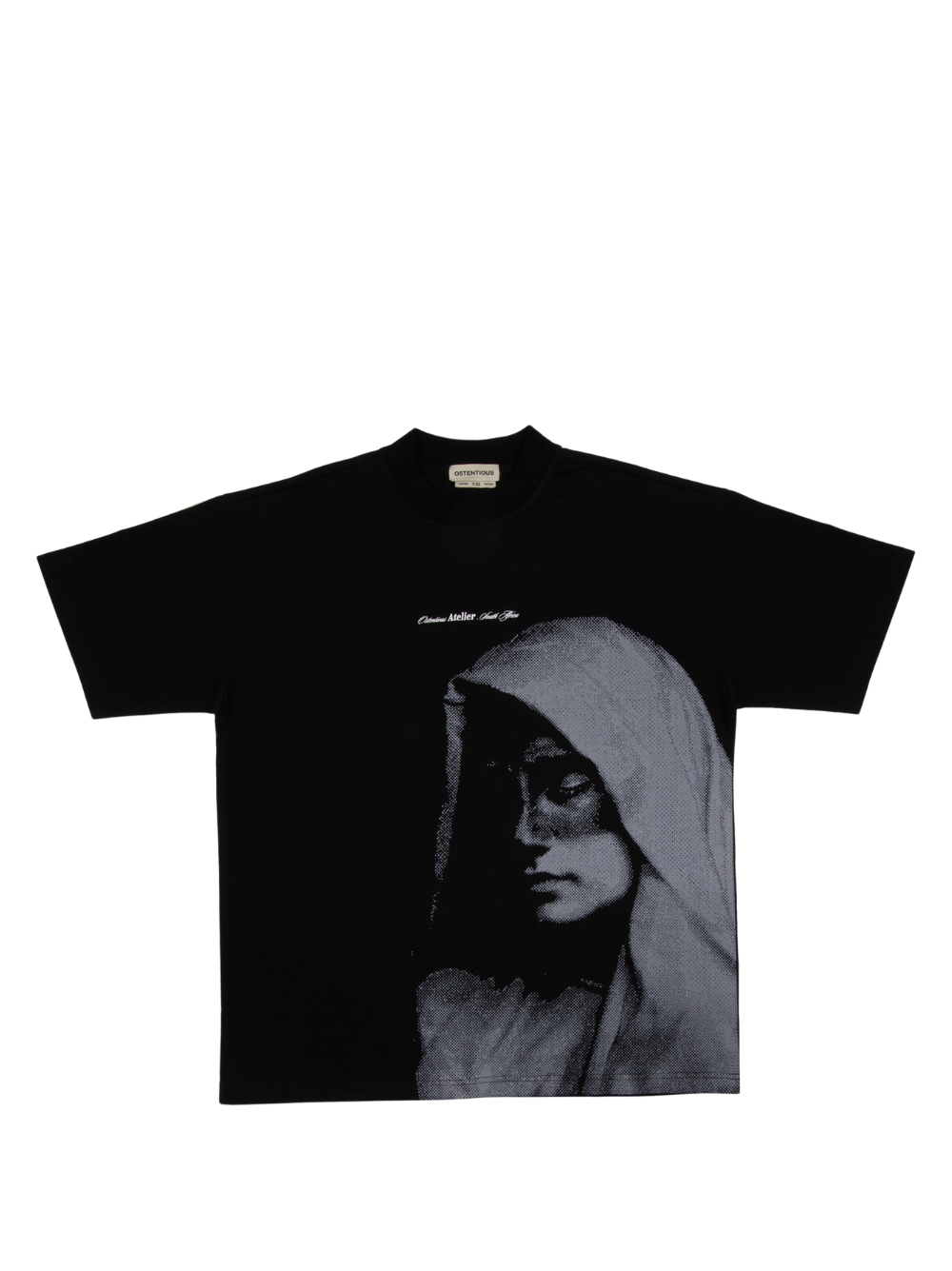 Ostentious Face Black T-shirt