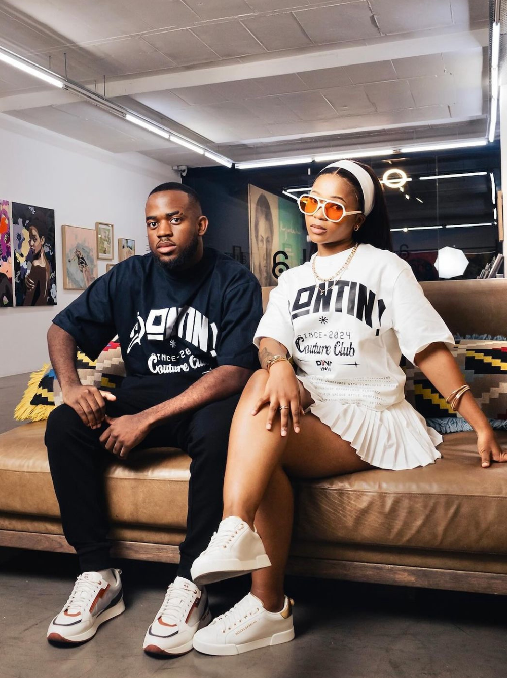 Dontinii Club Black Oversized T-Shirt