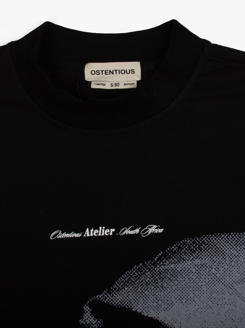 Ostentious Face Black T-shirt