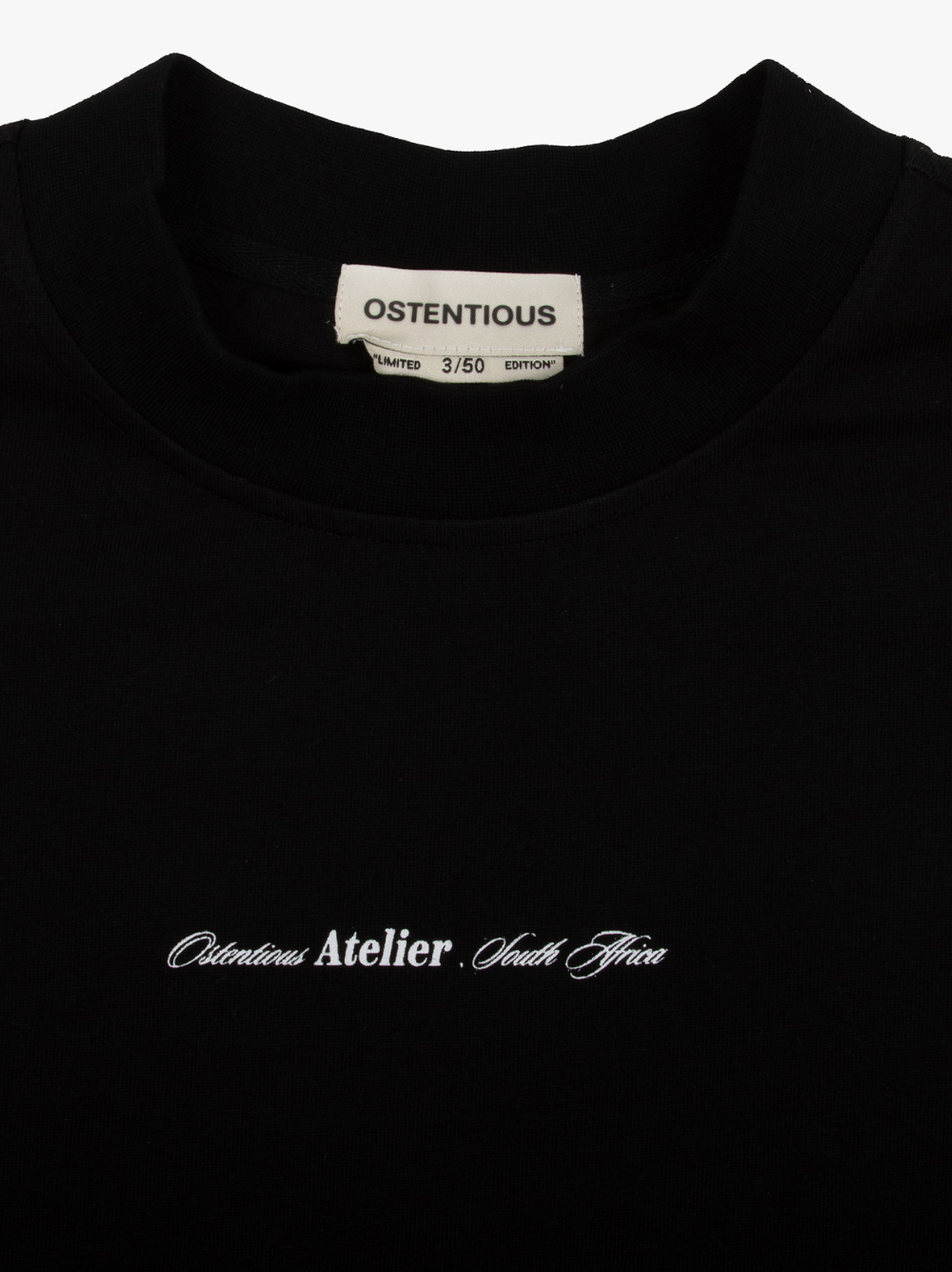 Ostentious Black Logo T-shirt