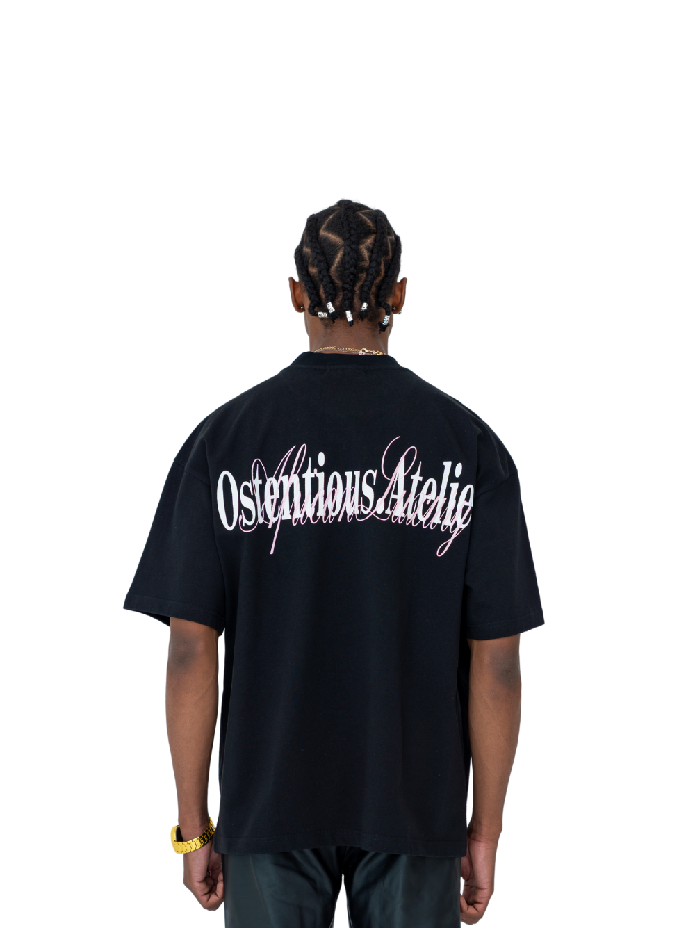 Ostentious Black Logo T-shirt