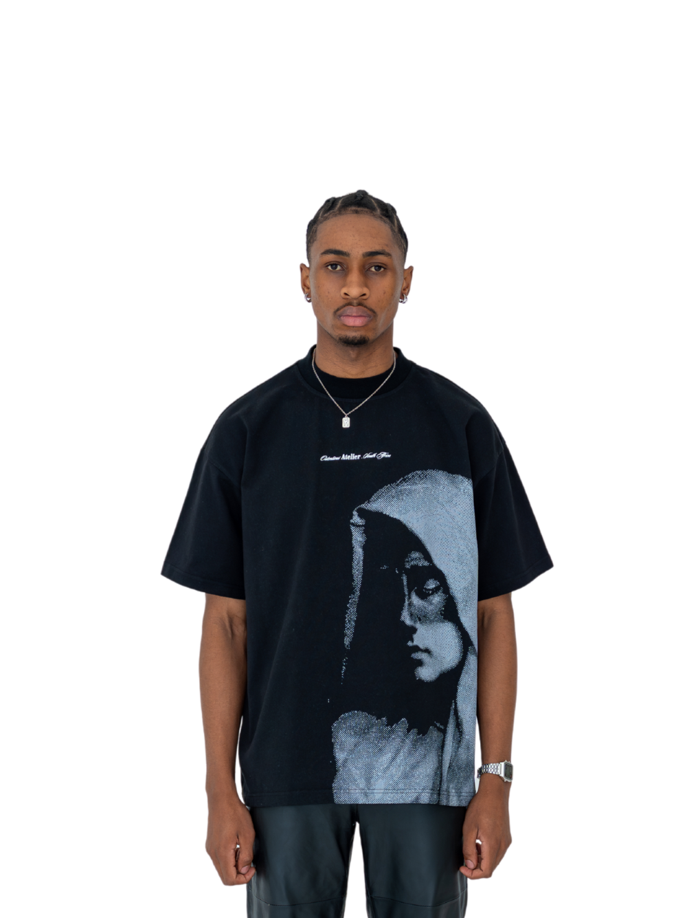 Ostentious Face Black T-shirt