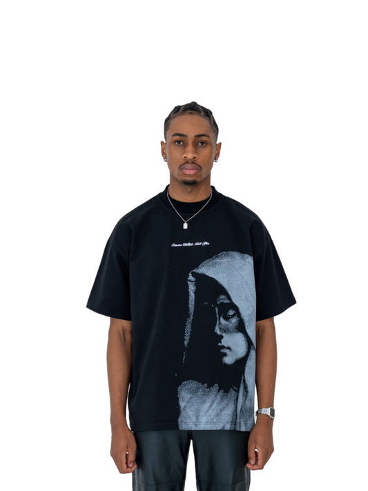 Ostentious Face Black T-shirt