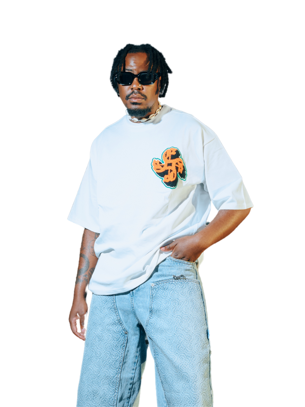 Empire White Chenille T-Shirt