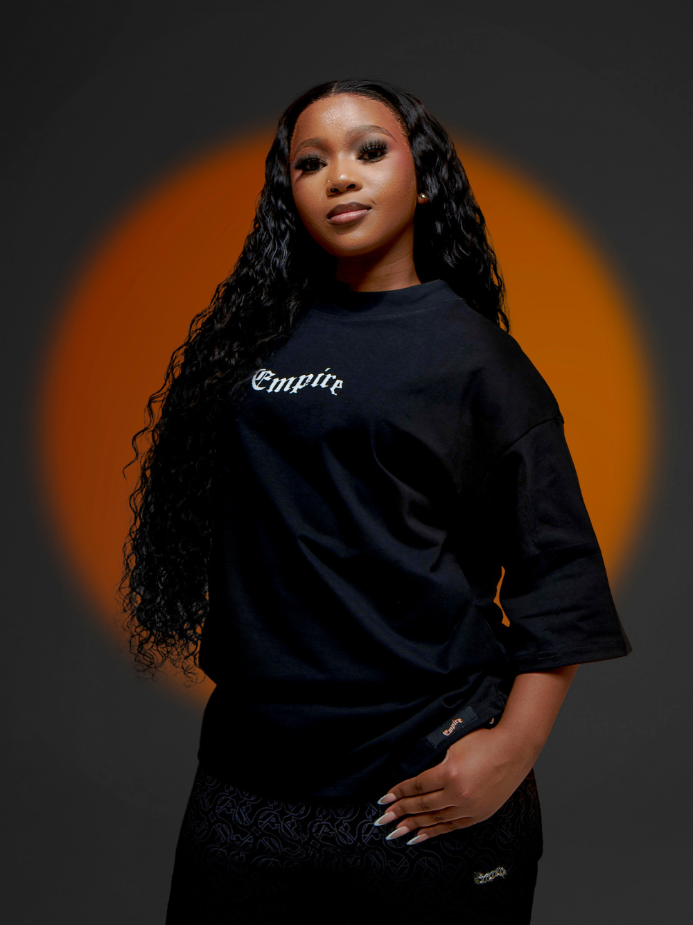 Empire Blacked Out Oversized T-Shirt