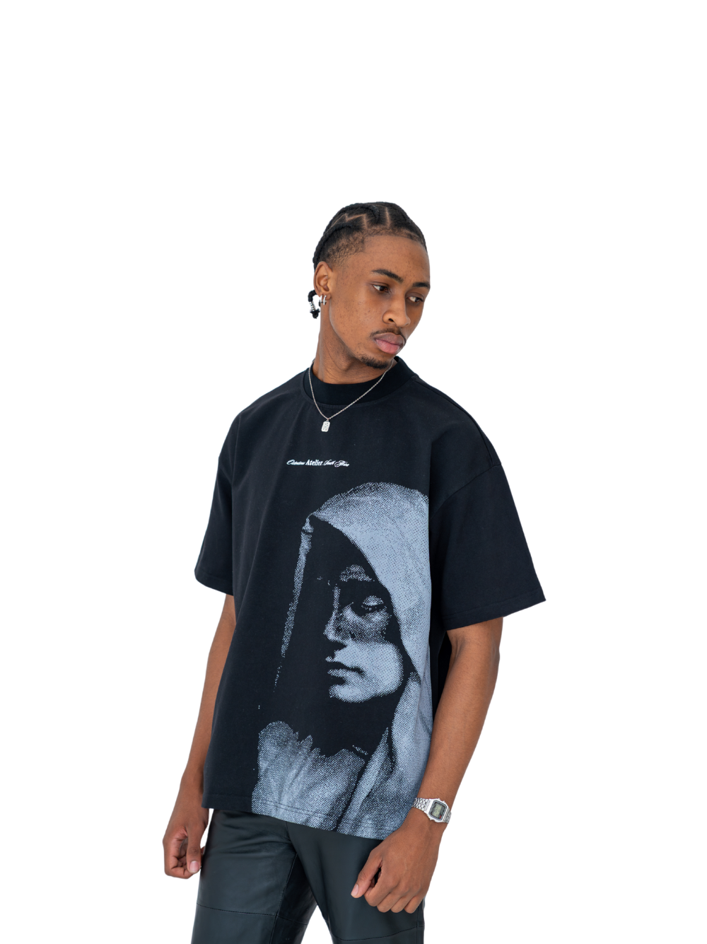 Ostentious Face Black T-shirt