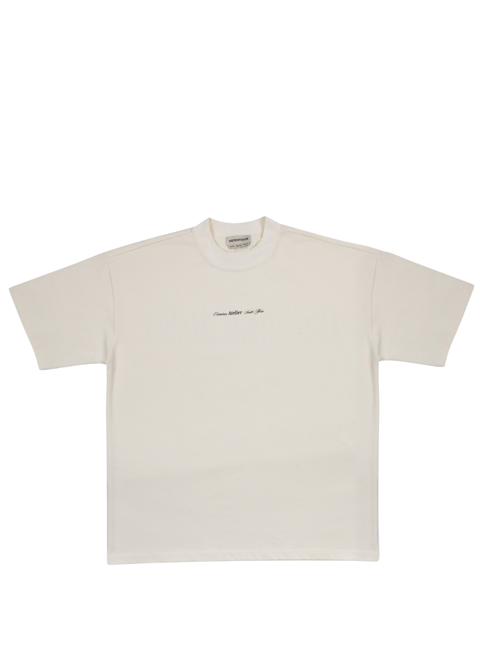 Ostentious Beige Logo T-shirt