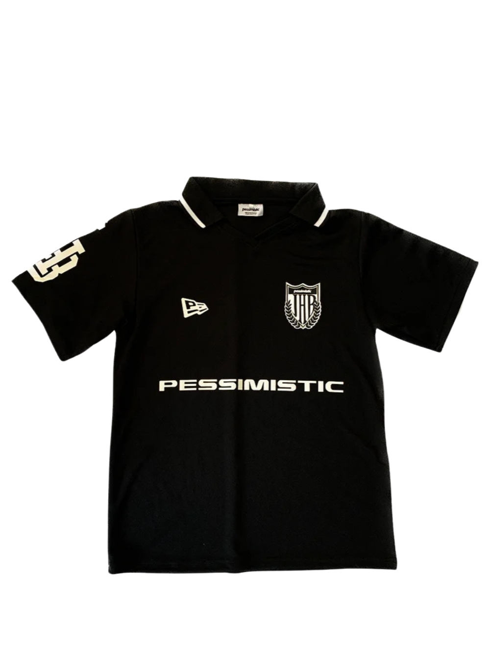 Pessimistic Black Football Shirt