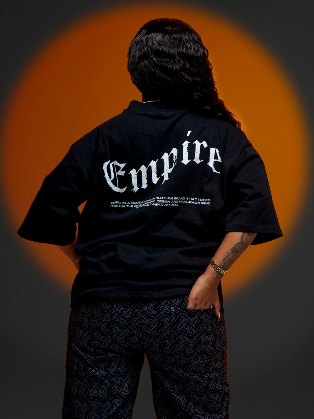 Empire Blacked Out Oversized T-Shirt