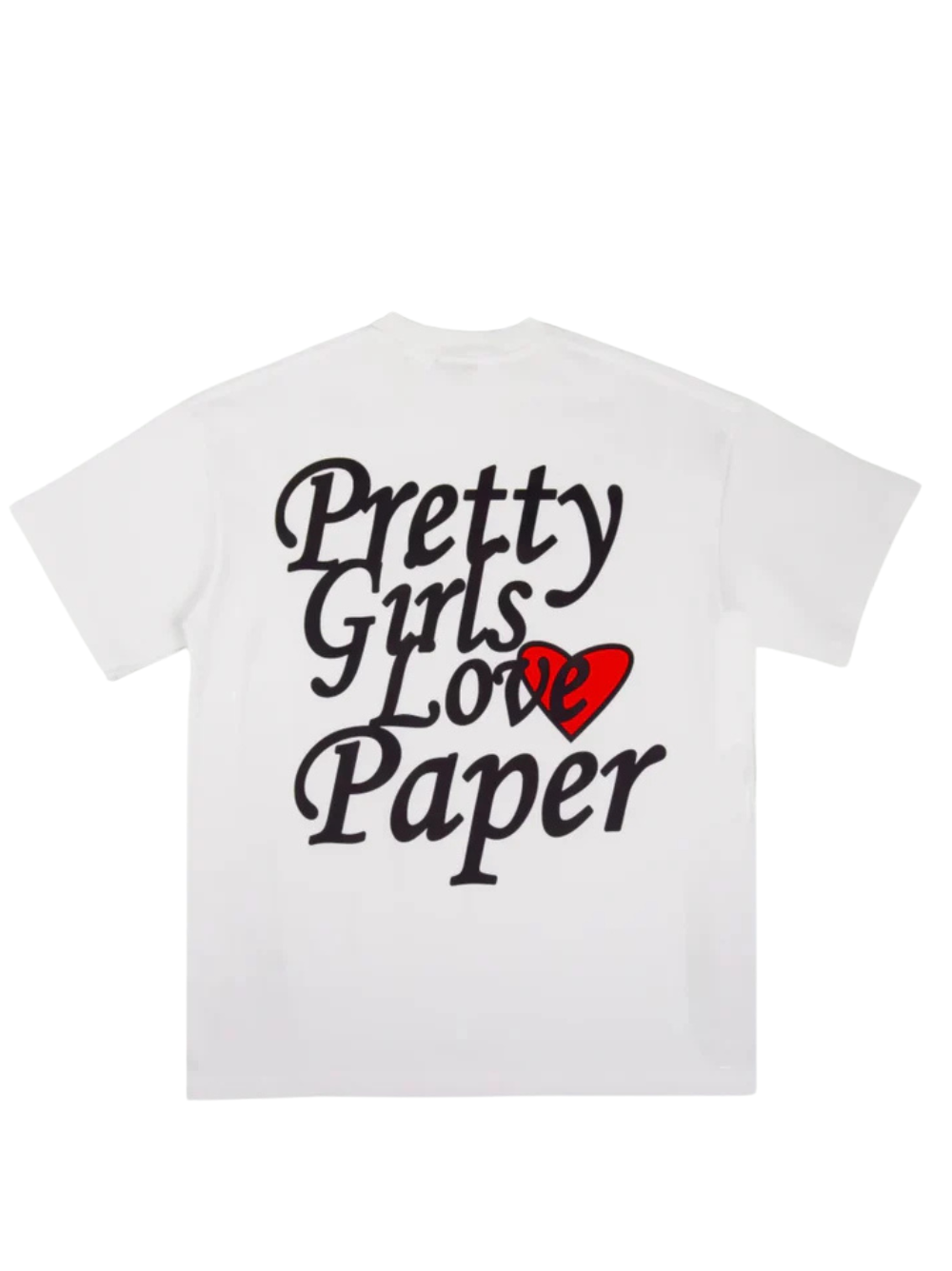 Paper City “Pretty Girls Love Paper” White T-shirt