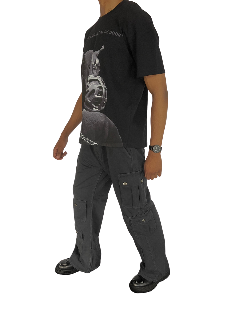 Artmafia Doberman Black T-Shirt