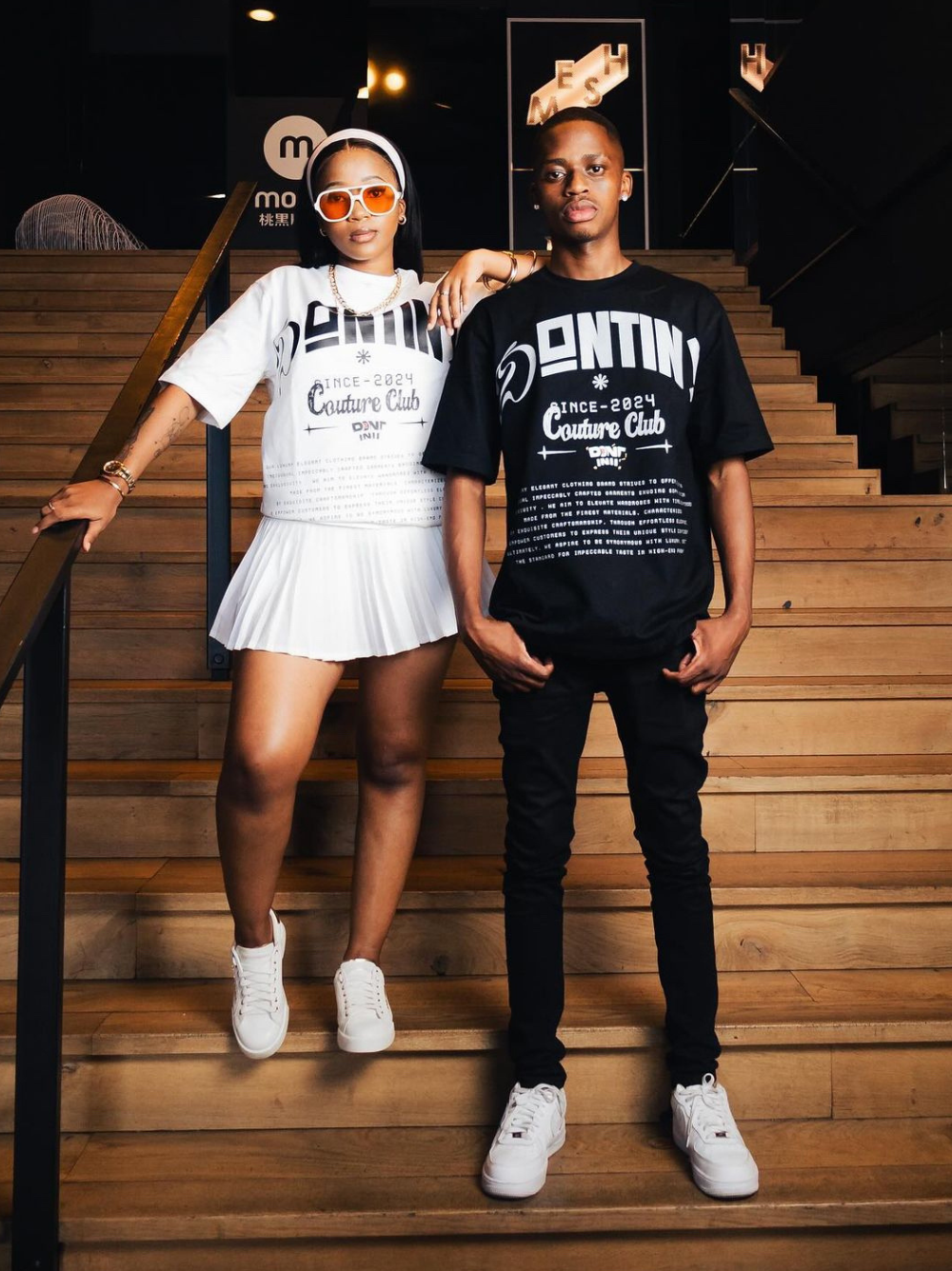 Dontinii Club Black Oversized T-Shirt