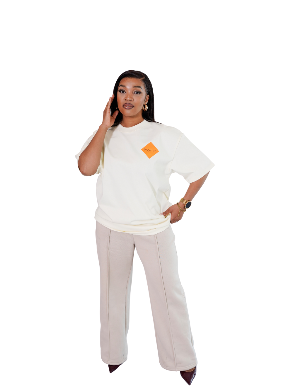 Iconic Cream Pocket T-Shirt