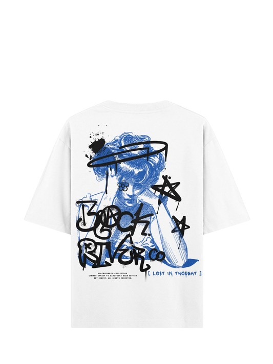 Black River Lost In Thought White T-Shirt