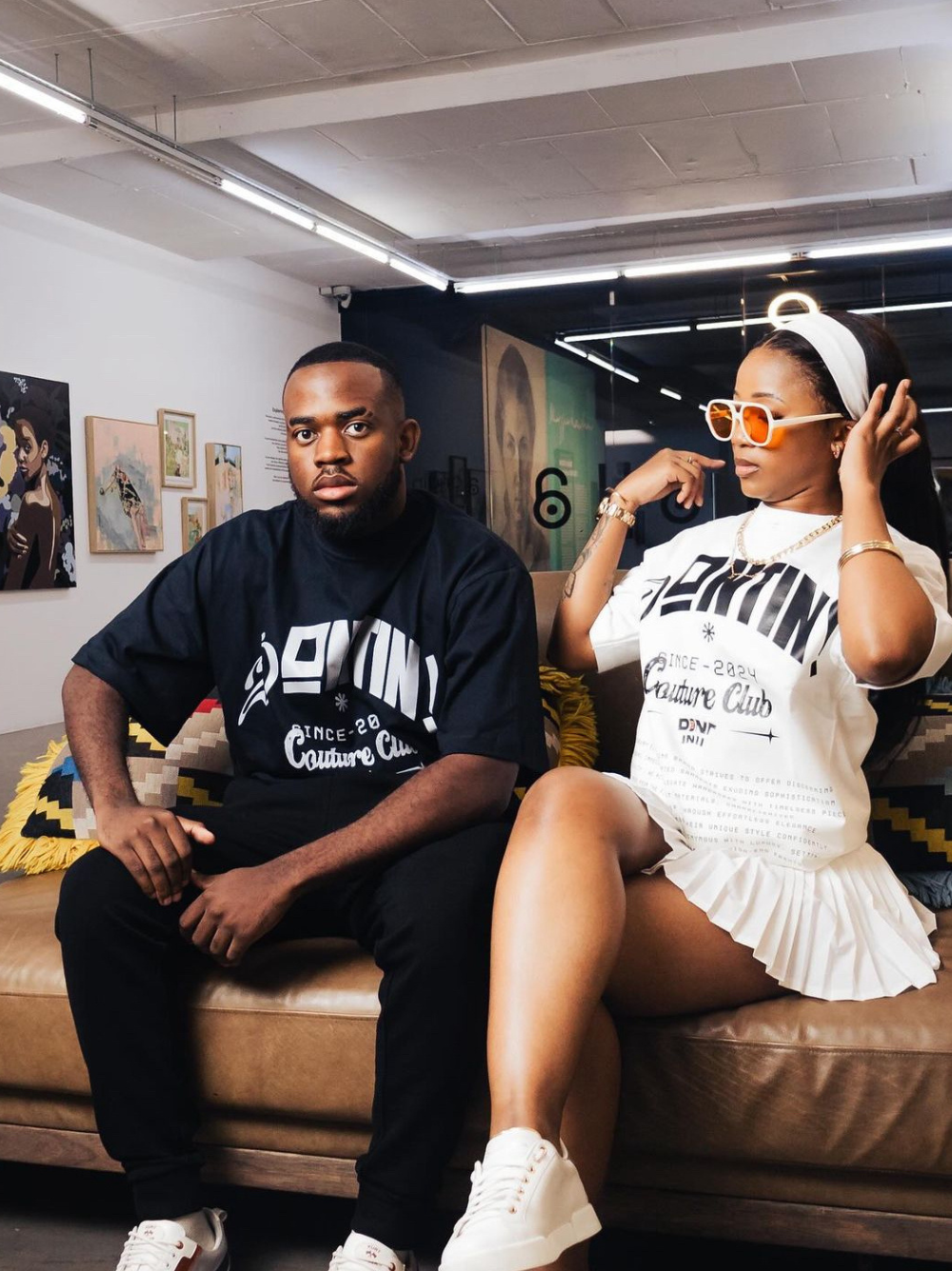 Dontinii Club Black Oversized T-Shirt