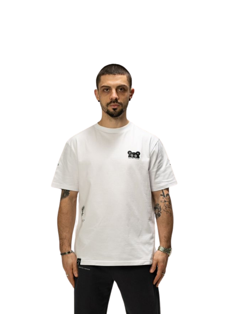 Apo De Yopsis Bearella White  T-Shirt