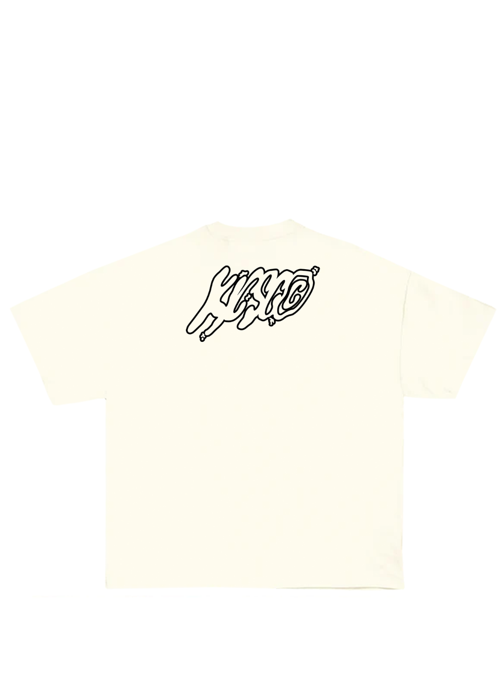 Kic SA To The World Oversized Cream T-Shirt