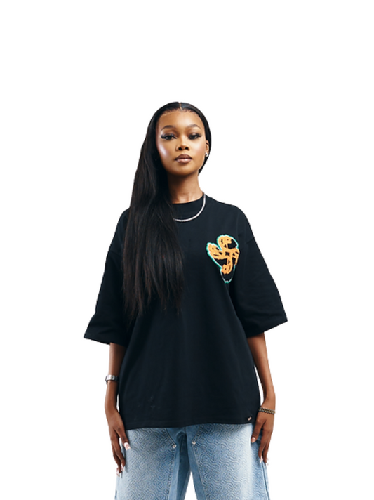 Empire Black Chenille T-shirt
